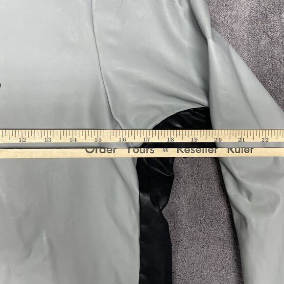 VTG Patagonia Waterproof Men M Gray Long Sleeve Fleece Lined Made in USA Rafting - Picture 7 of 8